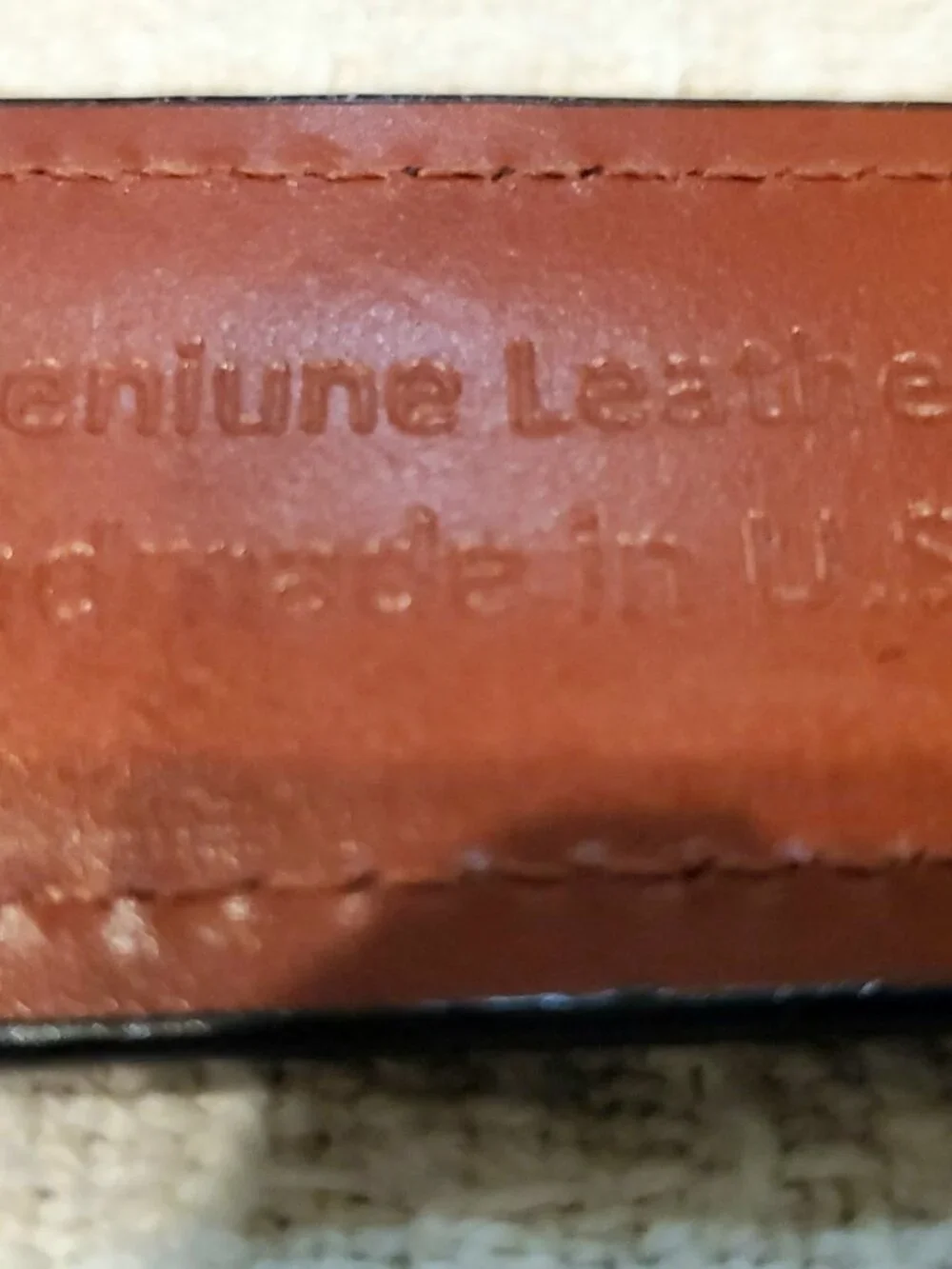 NEW Men's LUCCHESE Genuine Dark Brown Leather Custom Belt Silver Buckle Size 48